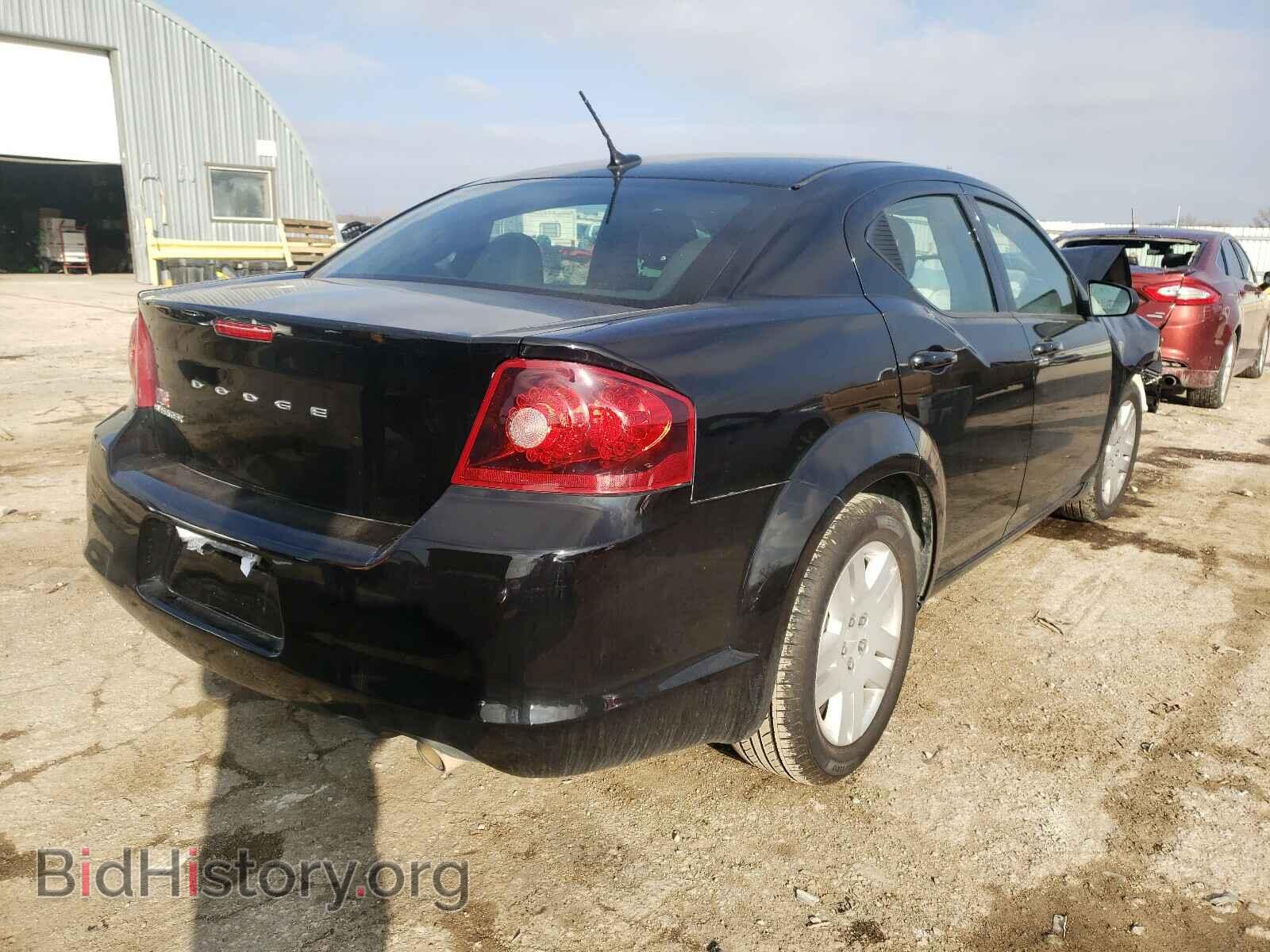 2014 DODGE AVENGER - VIN: 1C3CDZAGXEN104656 - Фото 4