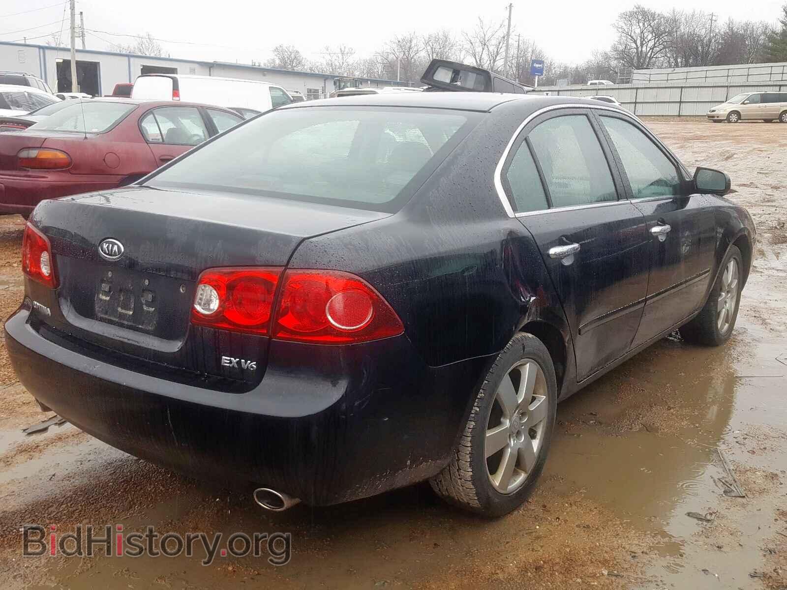 2007 KIA OPTIMA - VIN: KNAGE124875134349 - Фото 4