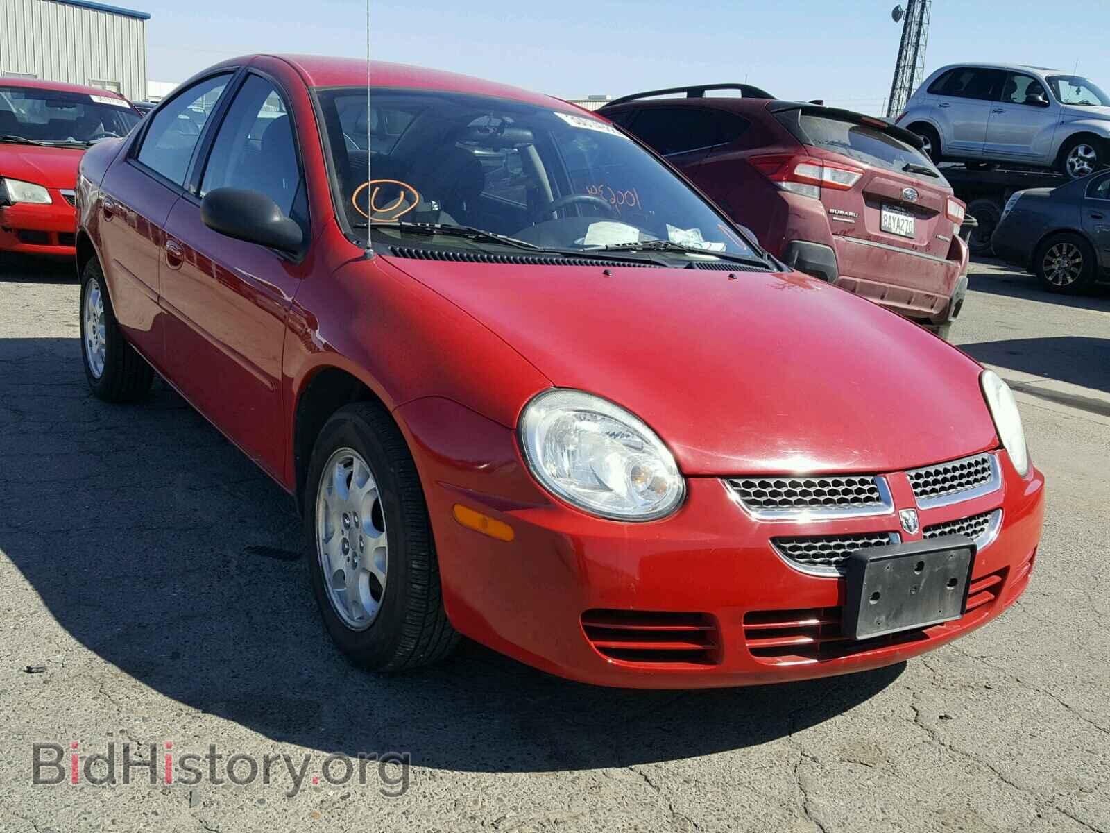 Фотография 1B3ES56C45D147468 - DODGE NEON 2005