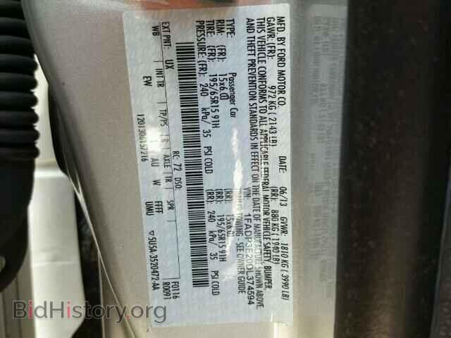 2013 FORD FOCUS - VIN: 1FADP3E20DL374594 - Фото 10