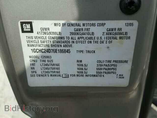 2006 CHEVROLET SILVERADO - VIN: 1GCHC24D76E186845 - Photo 10