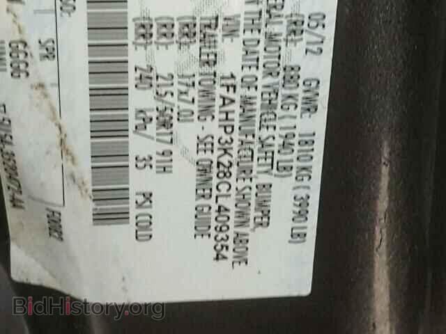 2012 FORD FOCUS - VIN: 1FAHP3K28CL409354 - Фото 10