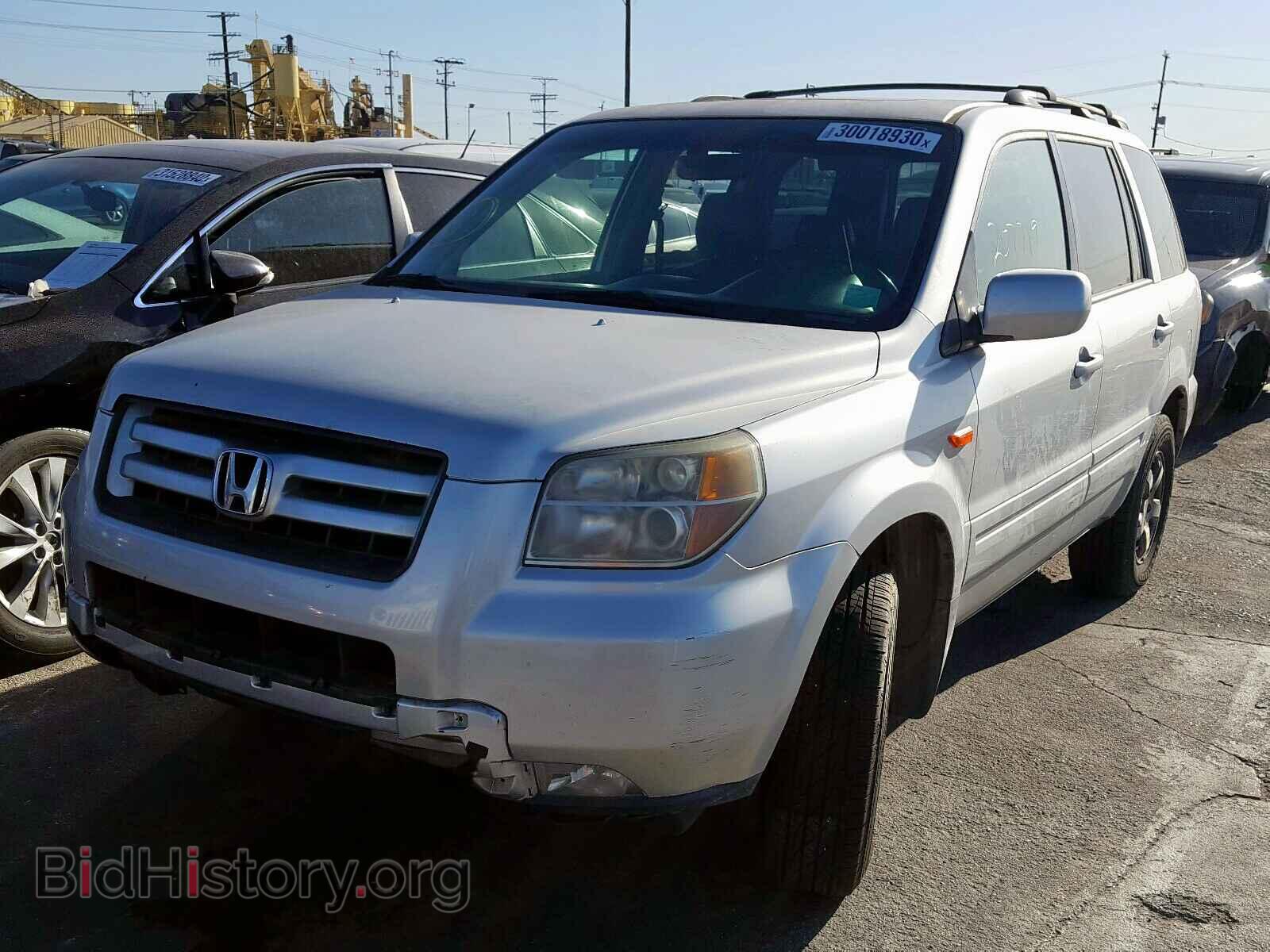 2006 HONDA PILOT - VIN: 2HKYF18676H556298 - Фото 2