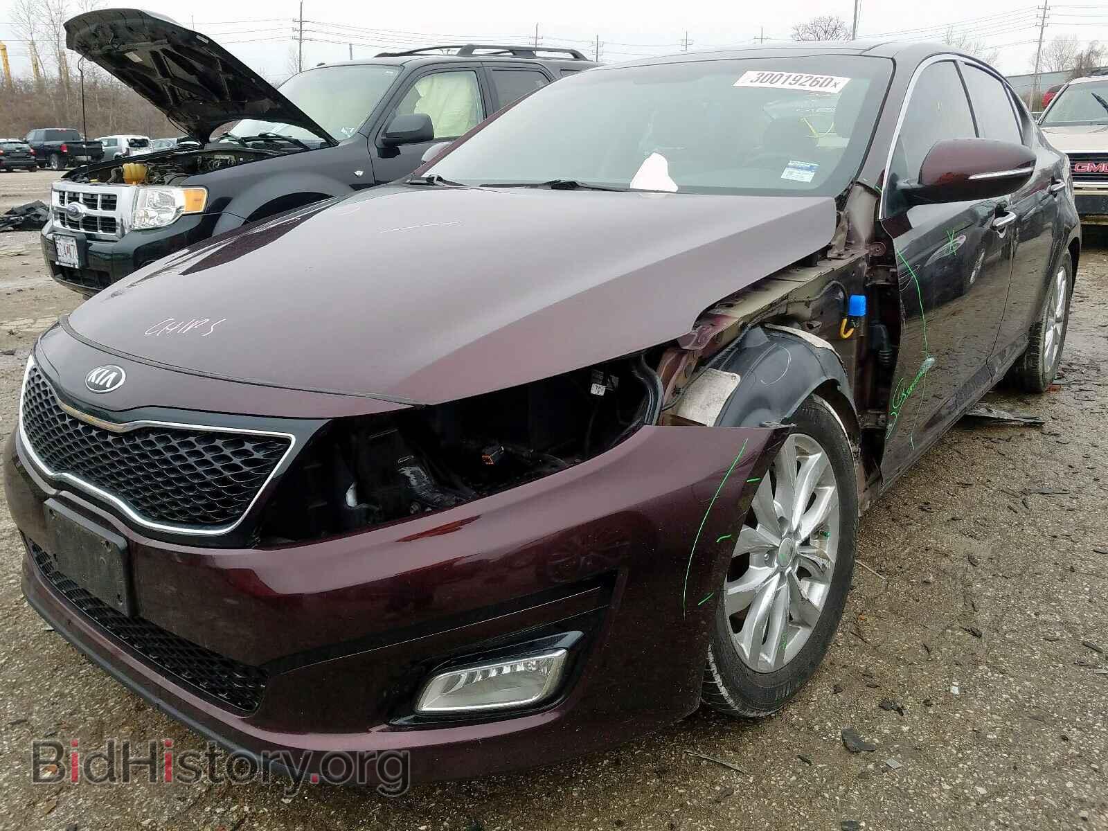 2015 KIA OPTIMA - VIN: 5XXGN4A74FG410407 - Фото 2