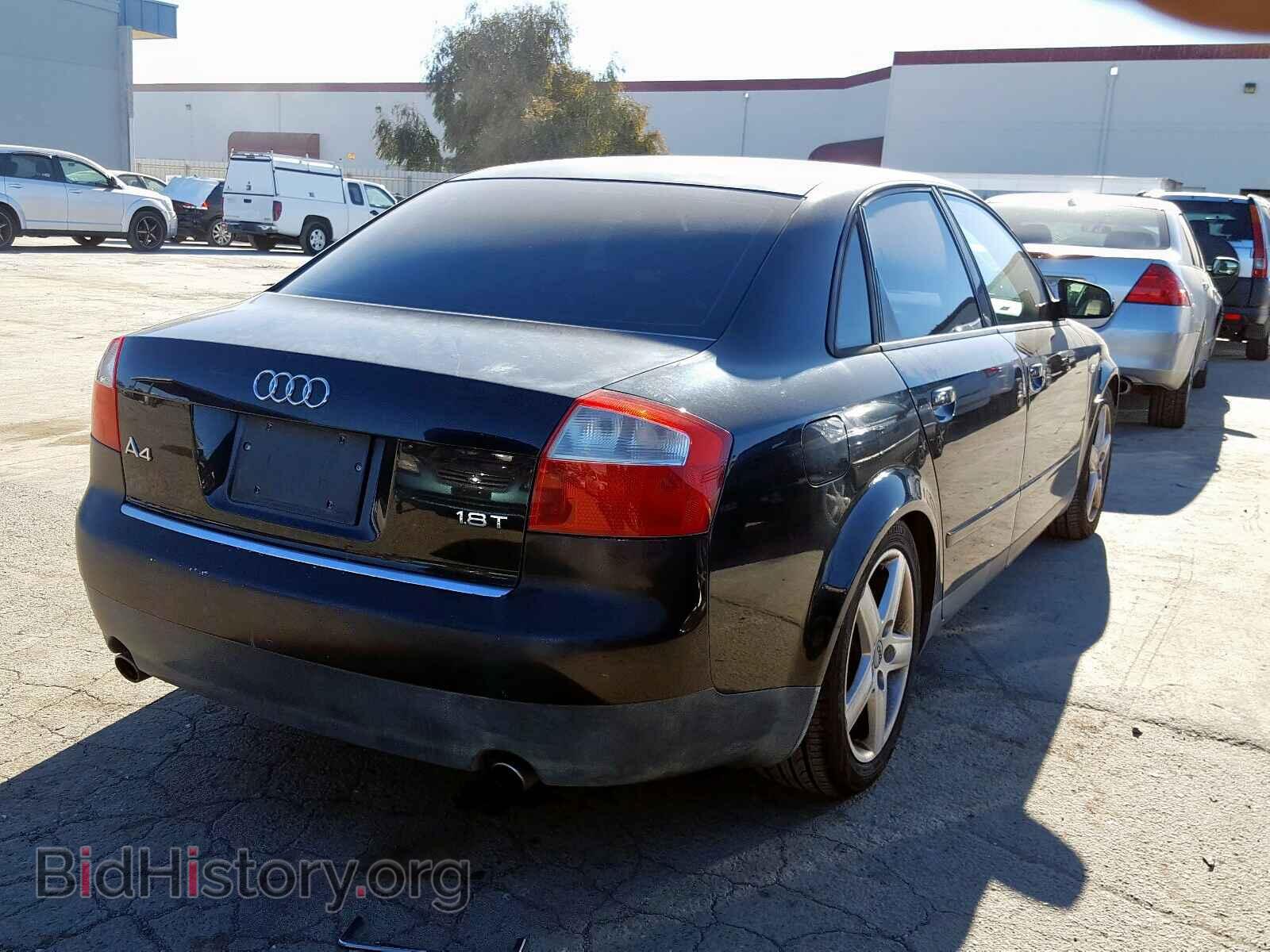 2002 AUDI A4 - VIN: WAUJC68E82A202402 - Фото 4
