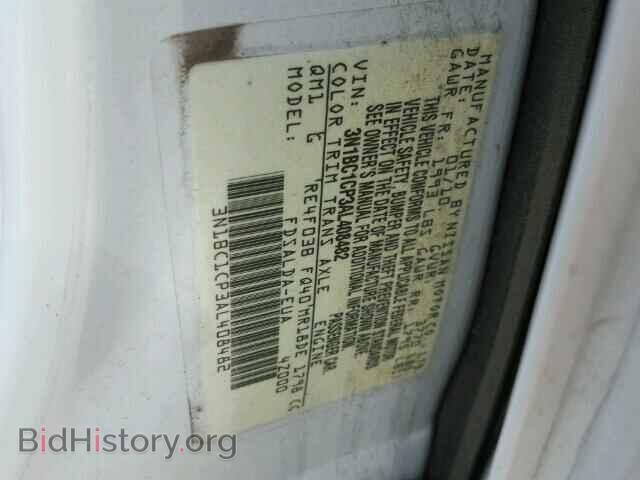 2010 NISSAN VERSA - VIN: 3N1BC1CP3AL408482 - Фото 10