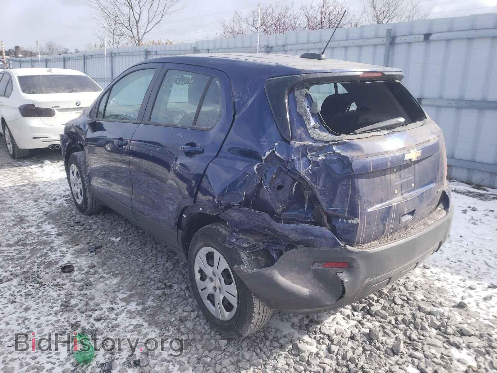 2016 CHEVROLET TRAX - VIN: 3GNCJKSB7GL242180 - Фото 3