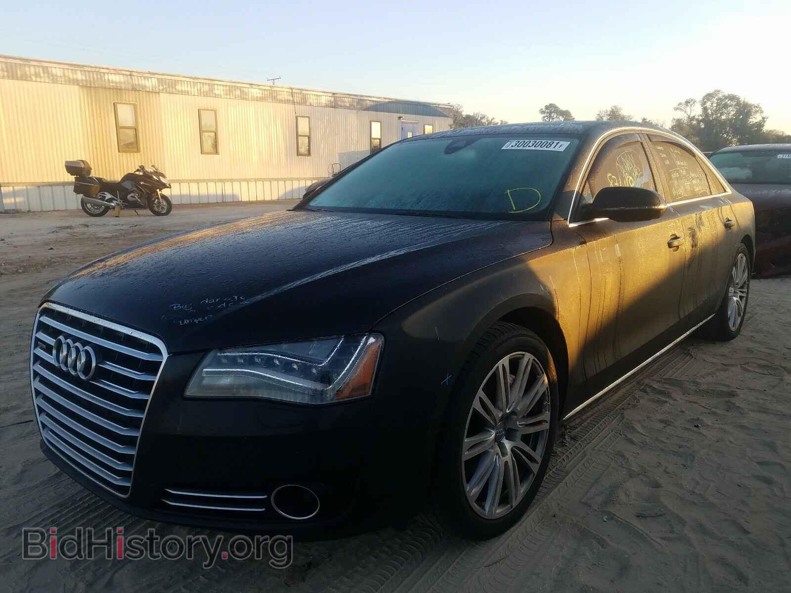 2012 AUDI A8 - VIN: WAURVAFD0CN018186 - Фото 2