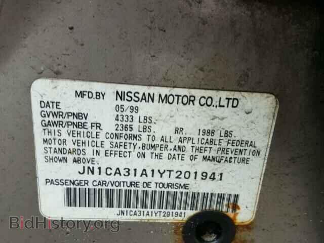 2000 NISSAN MAXIMA - VIN: JN1CA31A1YT201941 - Фото 10