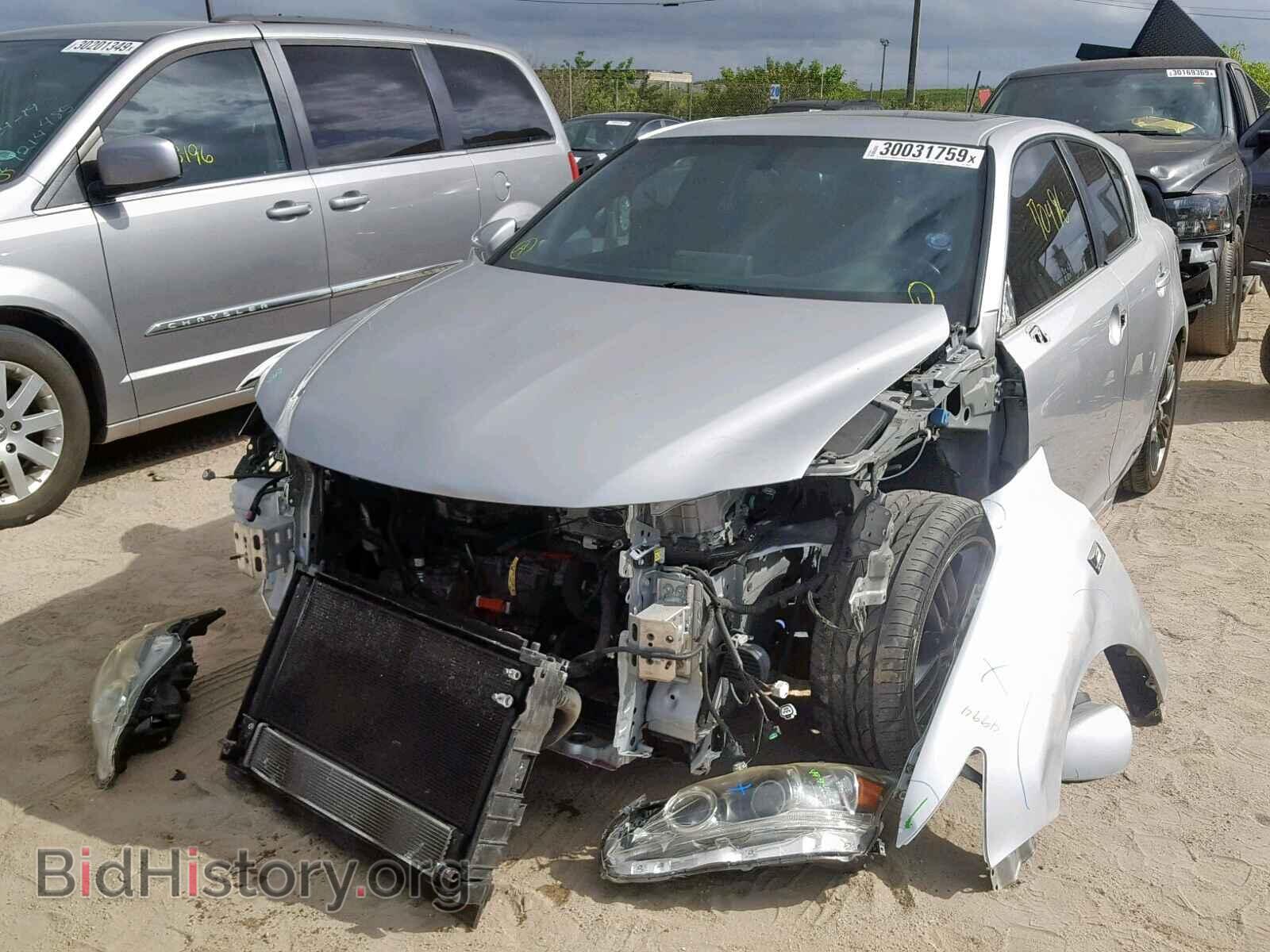 2012 LEXUS CT 200 - VIN: JTHKD5BH3C2049648 - Фото 2