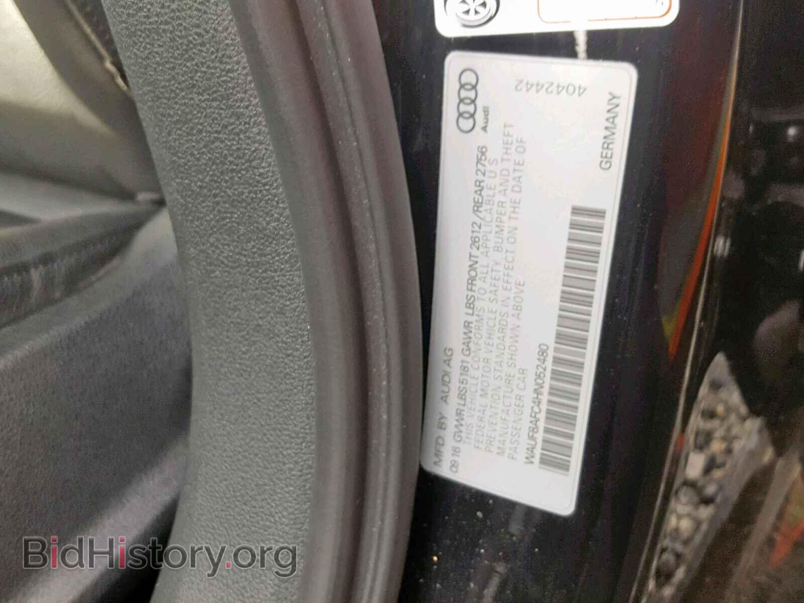 2017 AUDI A6 - VIN: WAUF8AFC4HN052480 - Фото 8