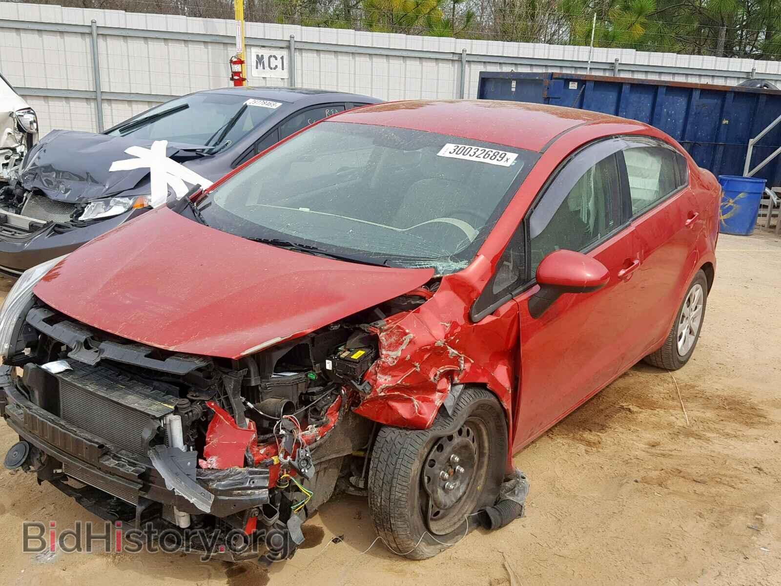 2013 KIA RIO - VIN: KNADM4A31D6292828 - Фото 2