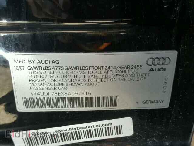 2008 AUDI A4 - VIN: WAUDF78EX8A097316 - Photo 10