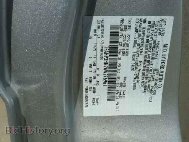 2010 FORD FOCUS - VIN: 1FAHP3HN2AW276961 - Фото 10