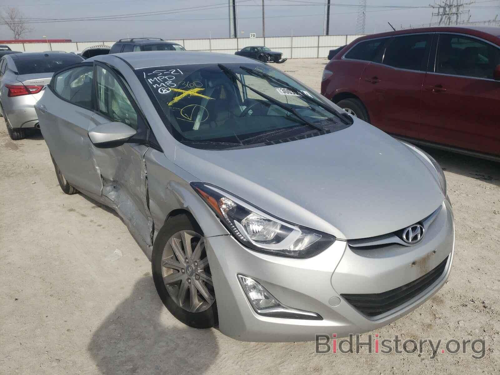 Photo KMHDH4AE1FU310022 - HYUNDAI ELANTRA 2015