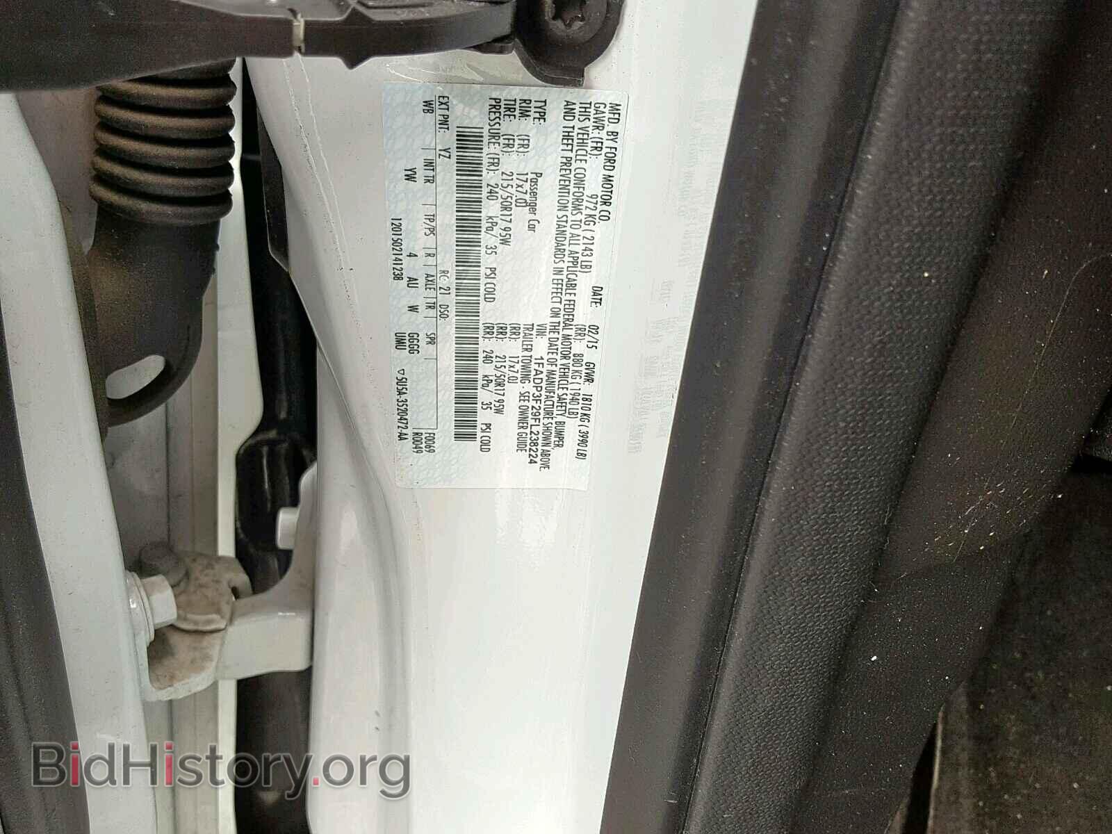 2015 FORD FOCUS SE - VIN: 1FADP3F29FL238224 - Фото 10