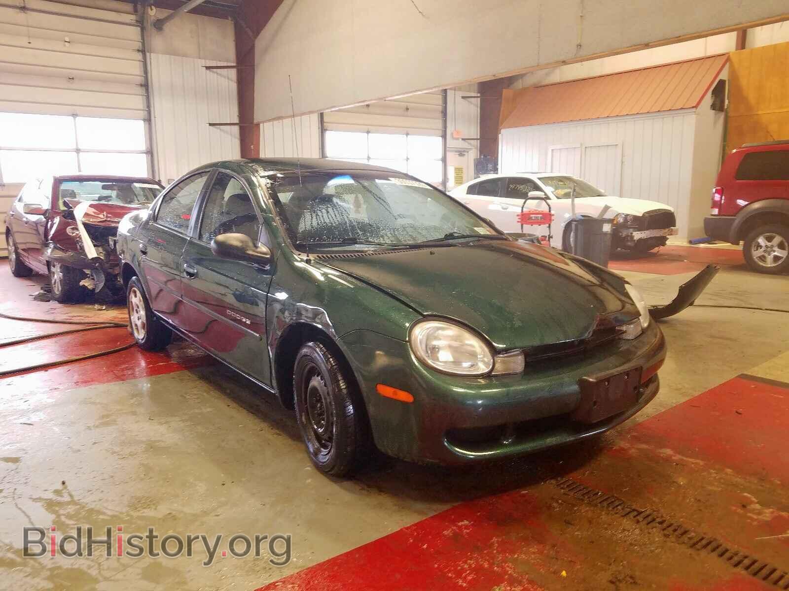 Фотография 1B3ES46C2YD858990 - DODGE NEON 2000