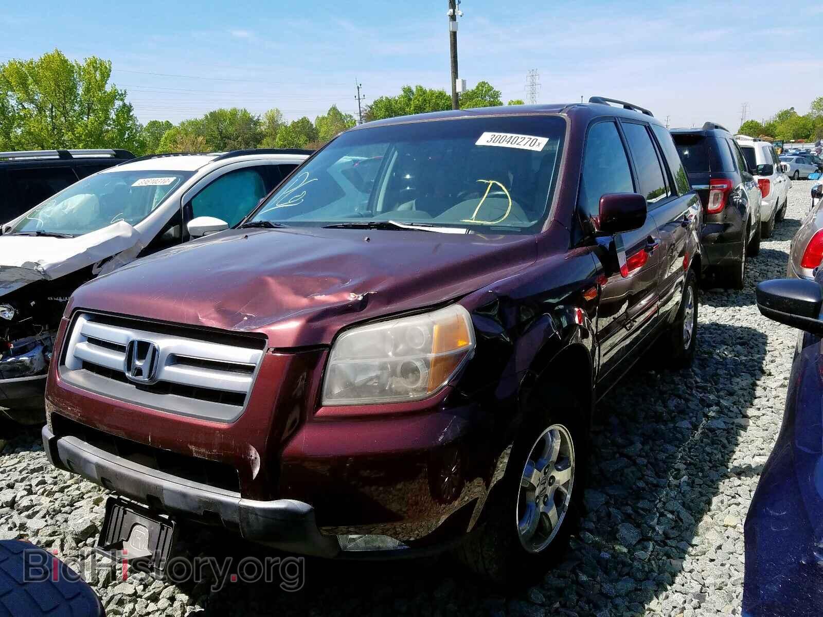 2007 HONDA PILOT - VIN: 5FNYF28597B042885 - Фото 2