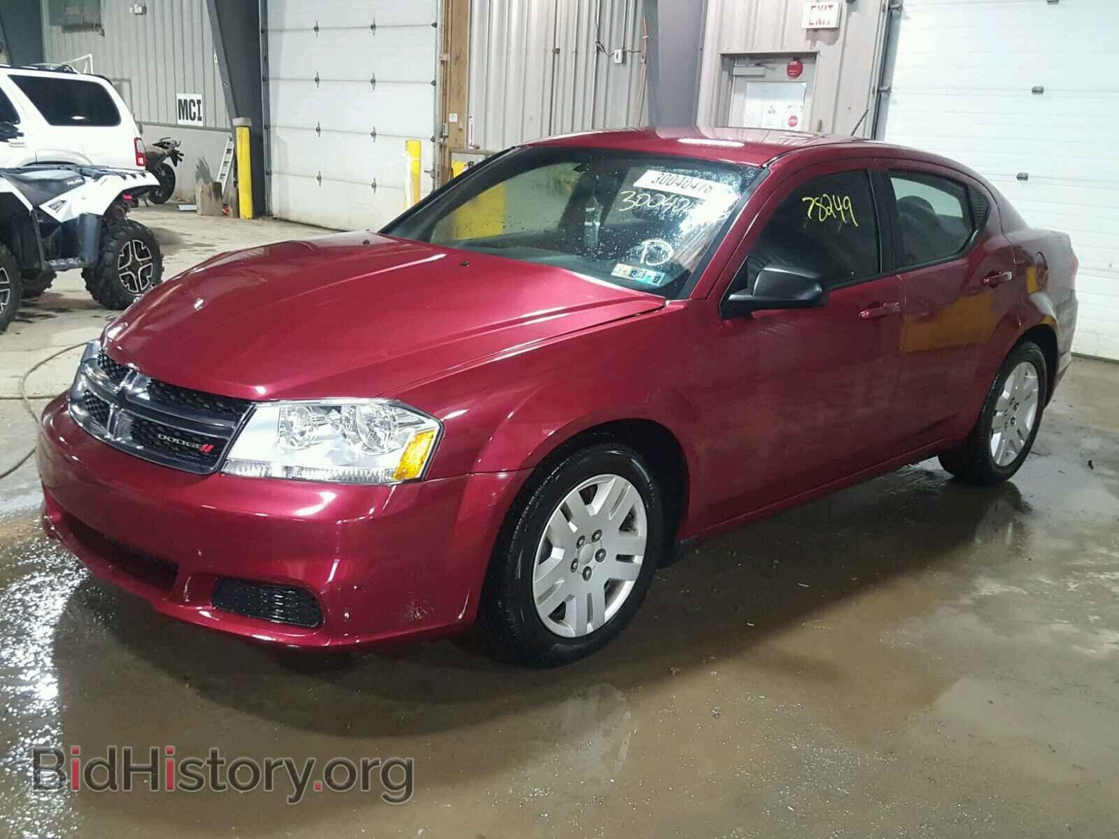 2014 DODGE AVENGER - VIN: 1C3CDZAB2EN177783 - Фото 2