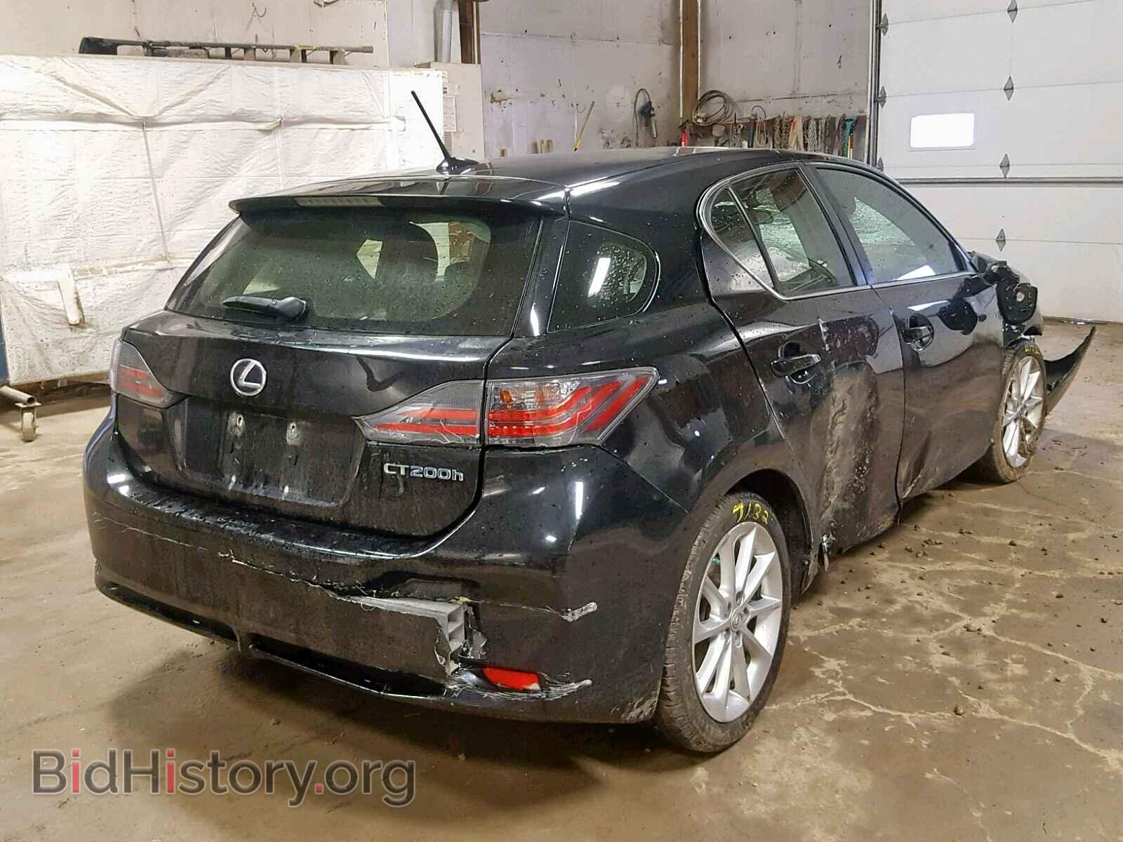 2013 LEXUS CT 200 - VIN: JTHKD5BH0D2136490 - Фото 4