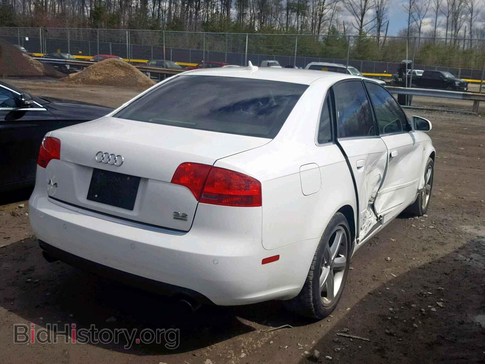 2007 AUDI A4 - VIN: WAUDH78E77A174345 - Фото 4