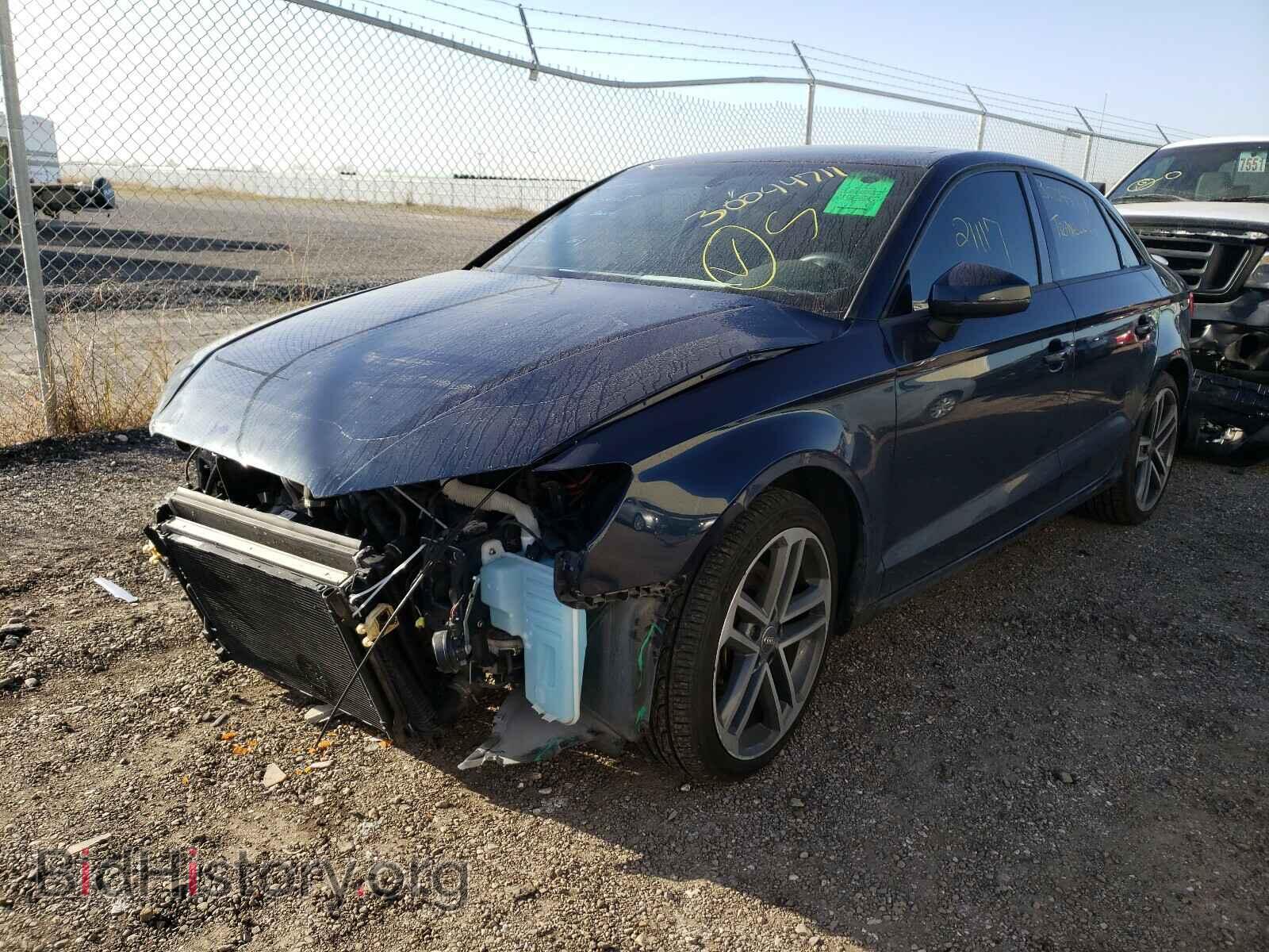 2017 AUDI A3 - VIN: WAUAUGFF8H1046661 - Фото 2