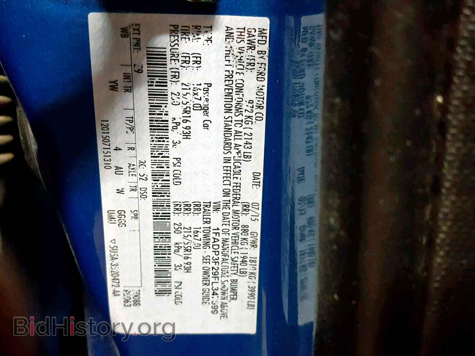 2015 FORD FOCUS SE - VIN: 1FADP3F29FL347699 - Фото 10