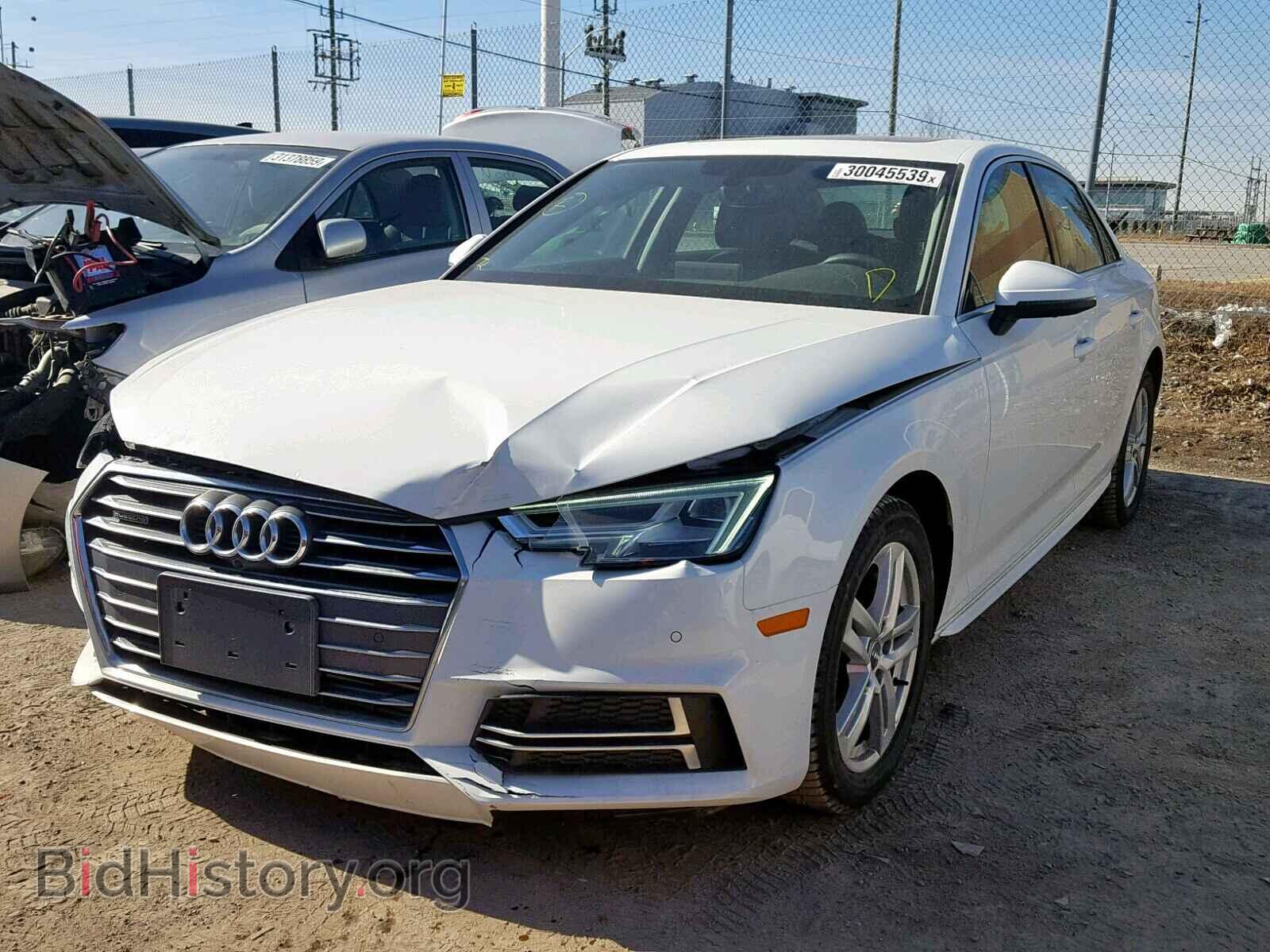 2018 AUDI A4 - VIN: WAUCNAF46JA175697 - Фото 2