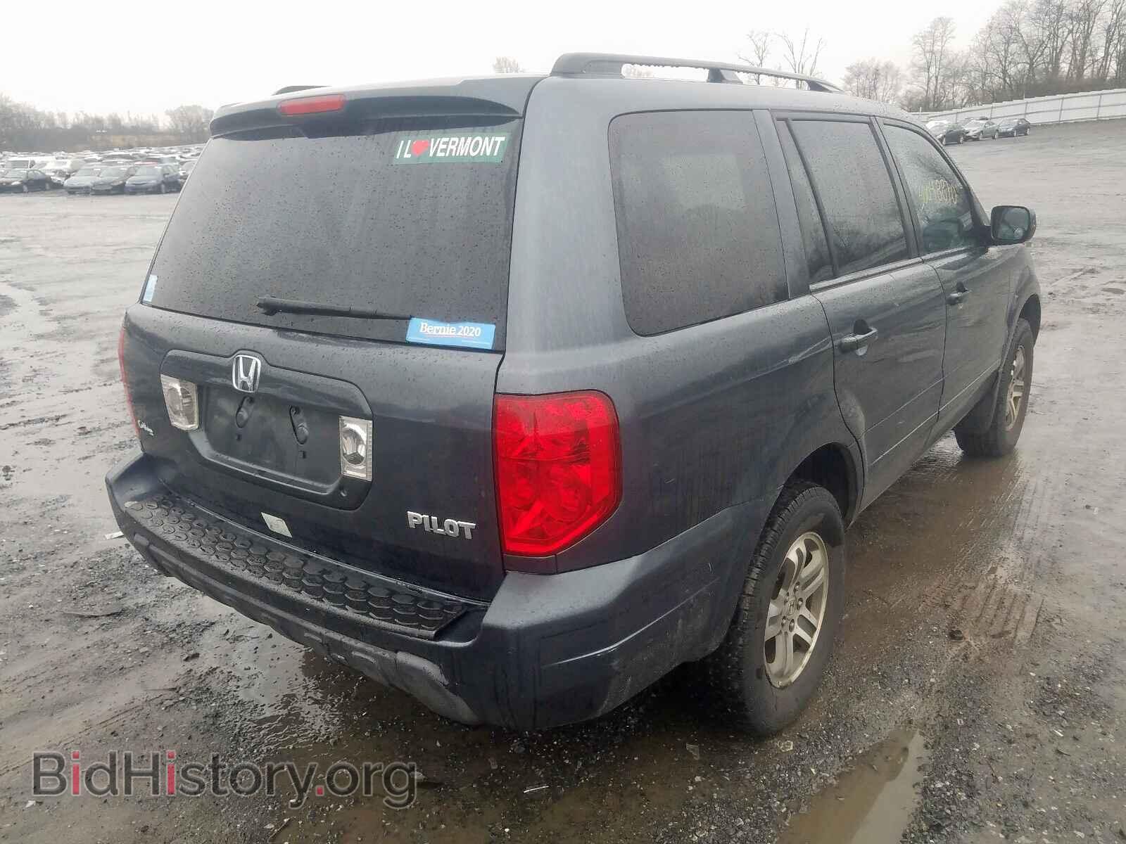 2005 HONDA PILOT - VIN: 5FNYF18495B059376 - Фото 4