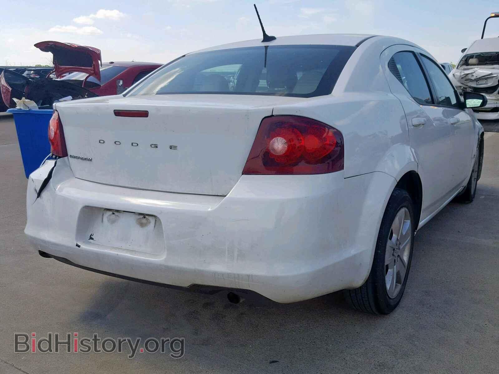 2012 DODGE AVENGER - VIN: 1C3CDZAB9CN221209 - Фото 4