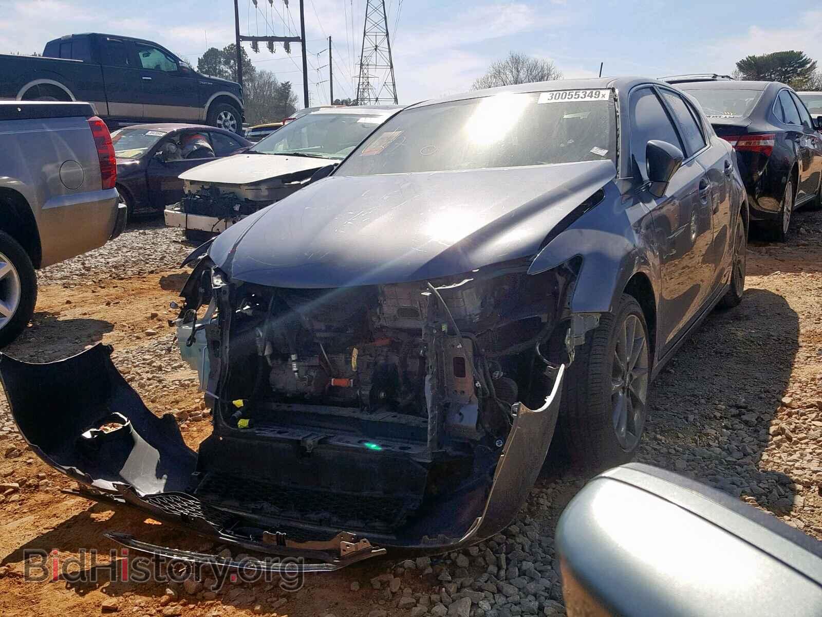 2012 LEXUS CT 200 - VIN: JTHKD5BHXC2075292 - Фото 2