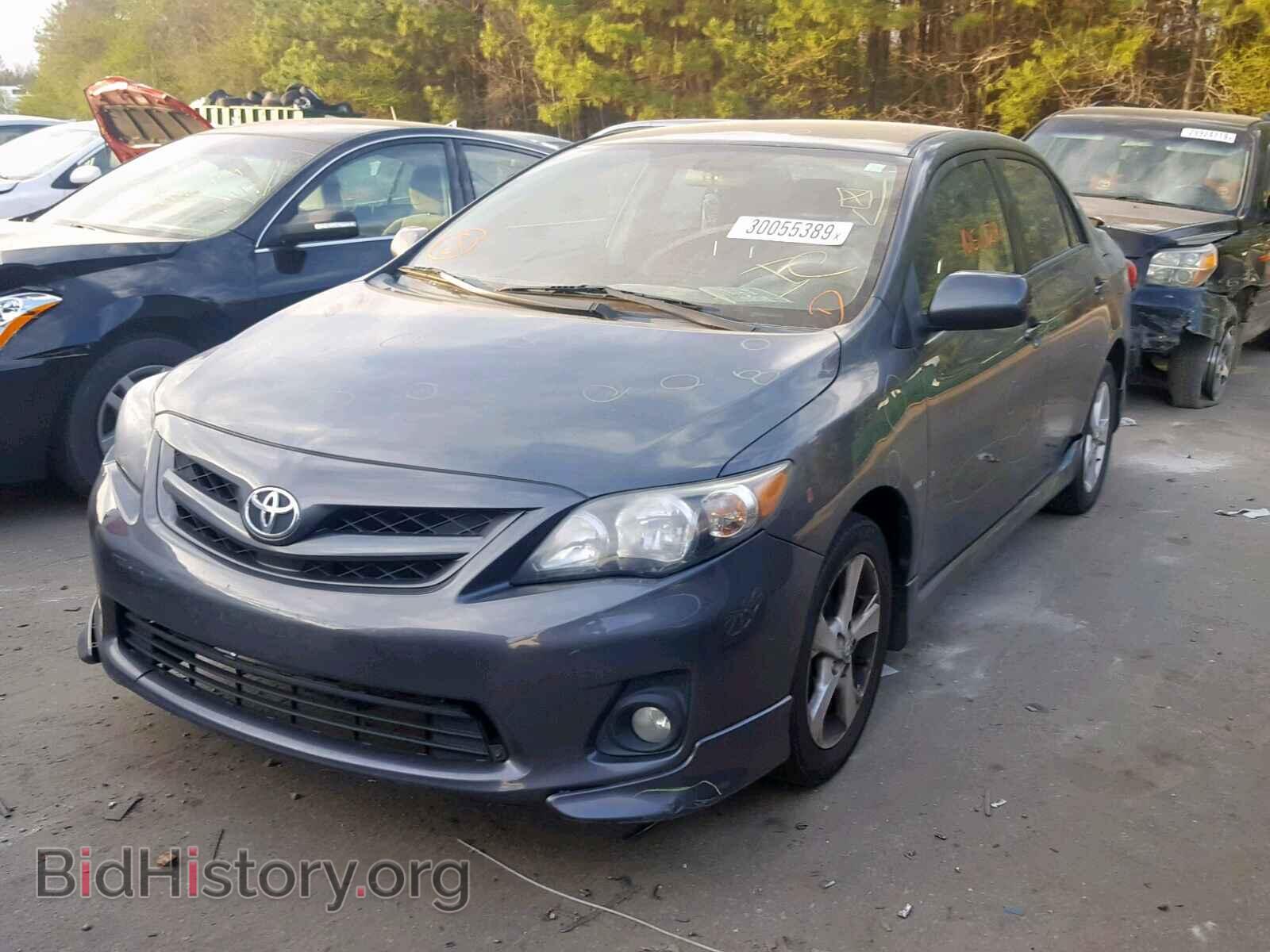 2011 TOYOTA COROLLA BA - VIN: 2T1BU4EE3BC672832 - Фото 2