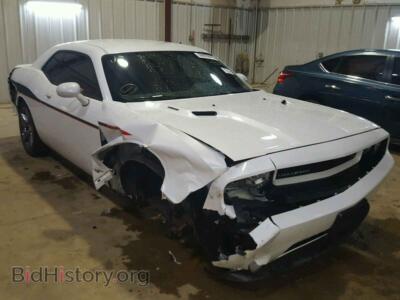 2014 Dodge CHALLENGER, белый — VIN 2C3CDYBT4EH214908, Copart