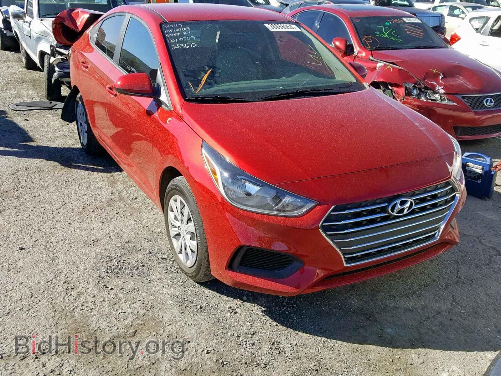 Photo 3KPC24A34KE072269 - HYUNDAI ACCENT 2019