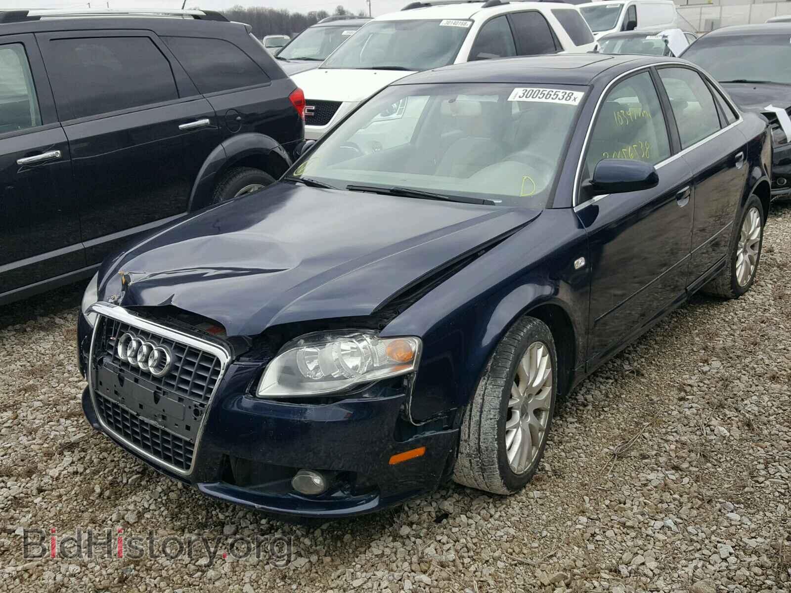 2008 AUDI A4 - VIN: WAUDF78EX8A128855 - Фото 2