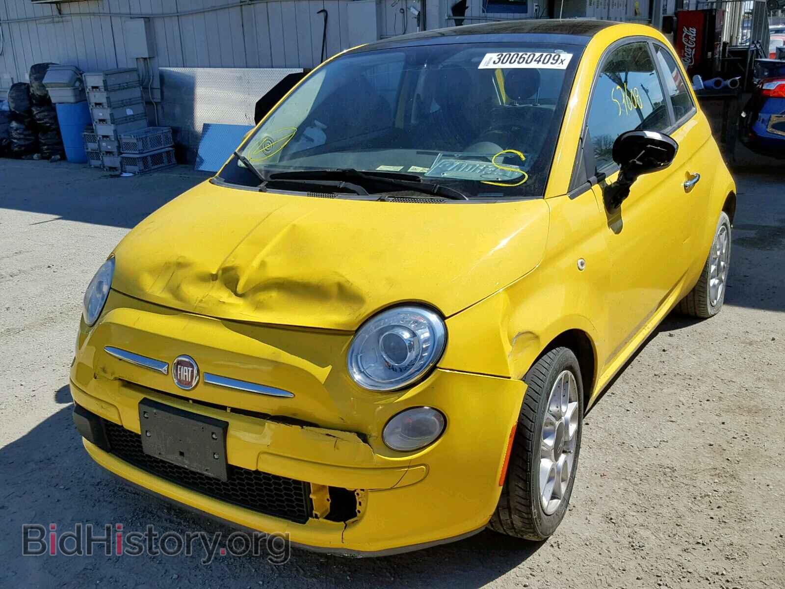 2012 FIAT 500 - VIN: 3C3CFFAR2CT196529 - Фото 2