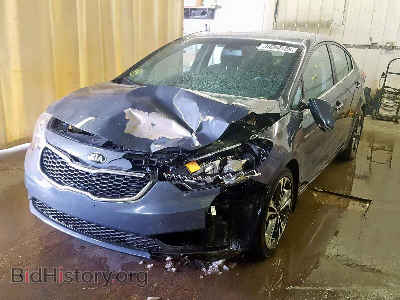 2014 KIA FORTE EX - VIN: KNAFX4A86E5113637 - Фото 2