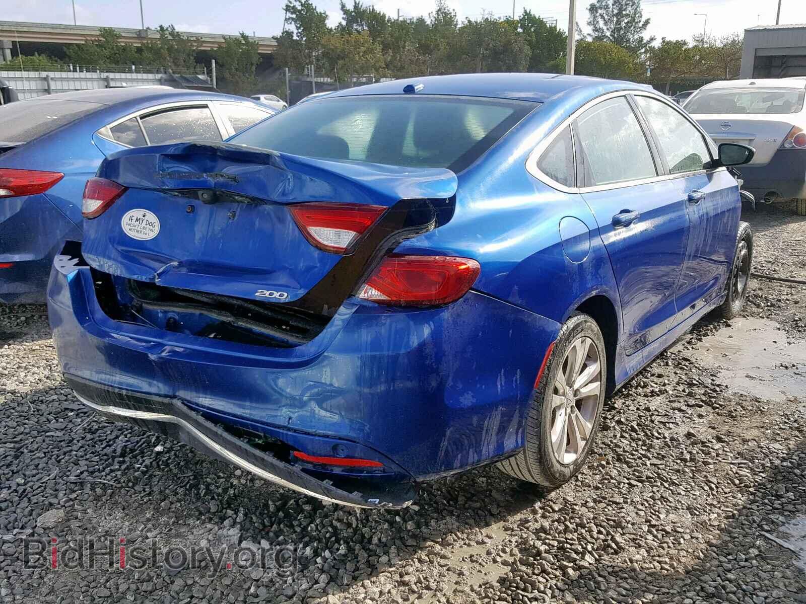 2015 CHRYSLER 200 - VIN: 1C3CCCAB8FN649180 - Photo 4