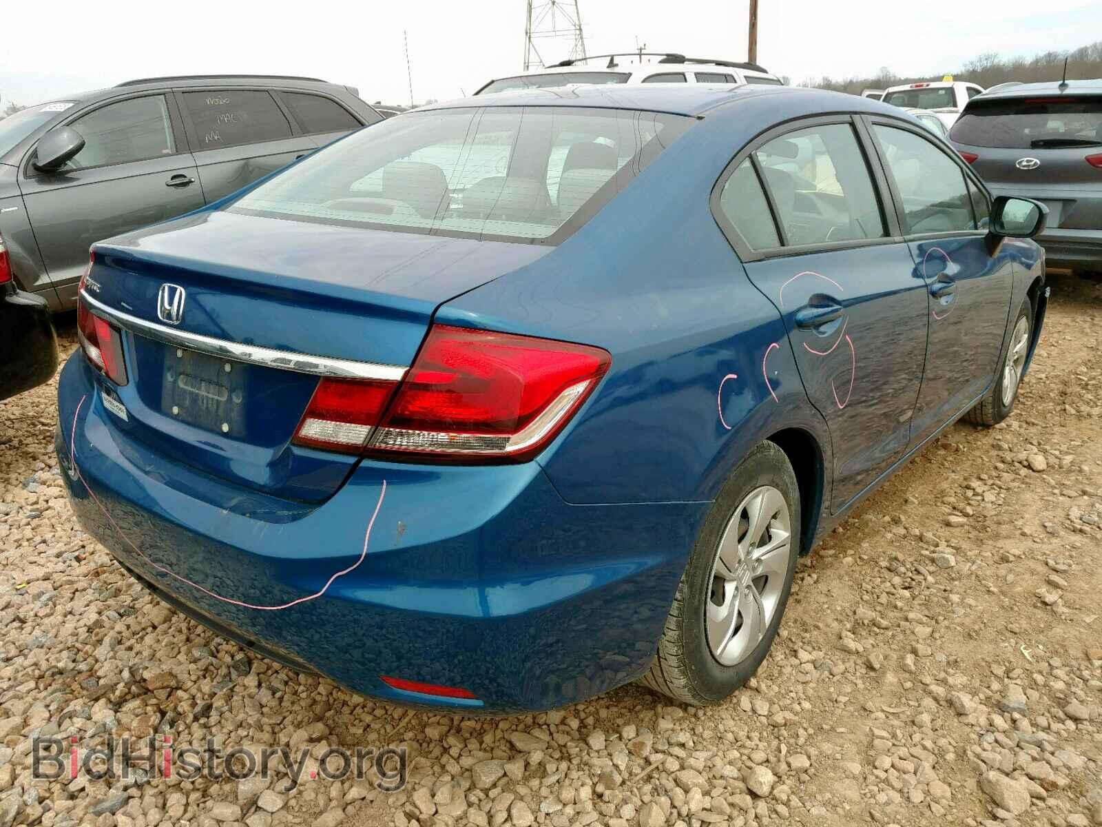 2014 HONDA CIVIC LX - VIN: 19XFB2F54EE079867 - Фото 4