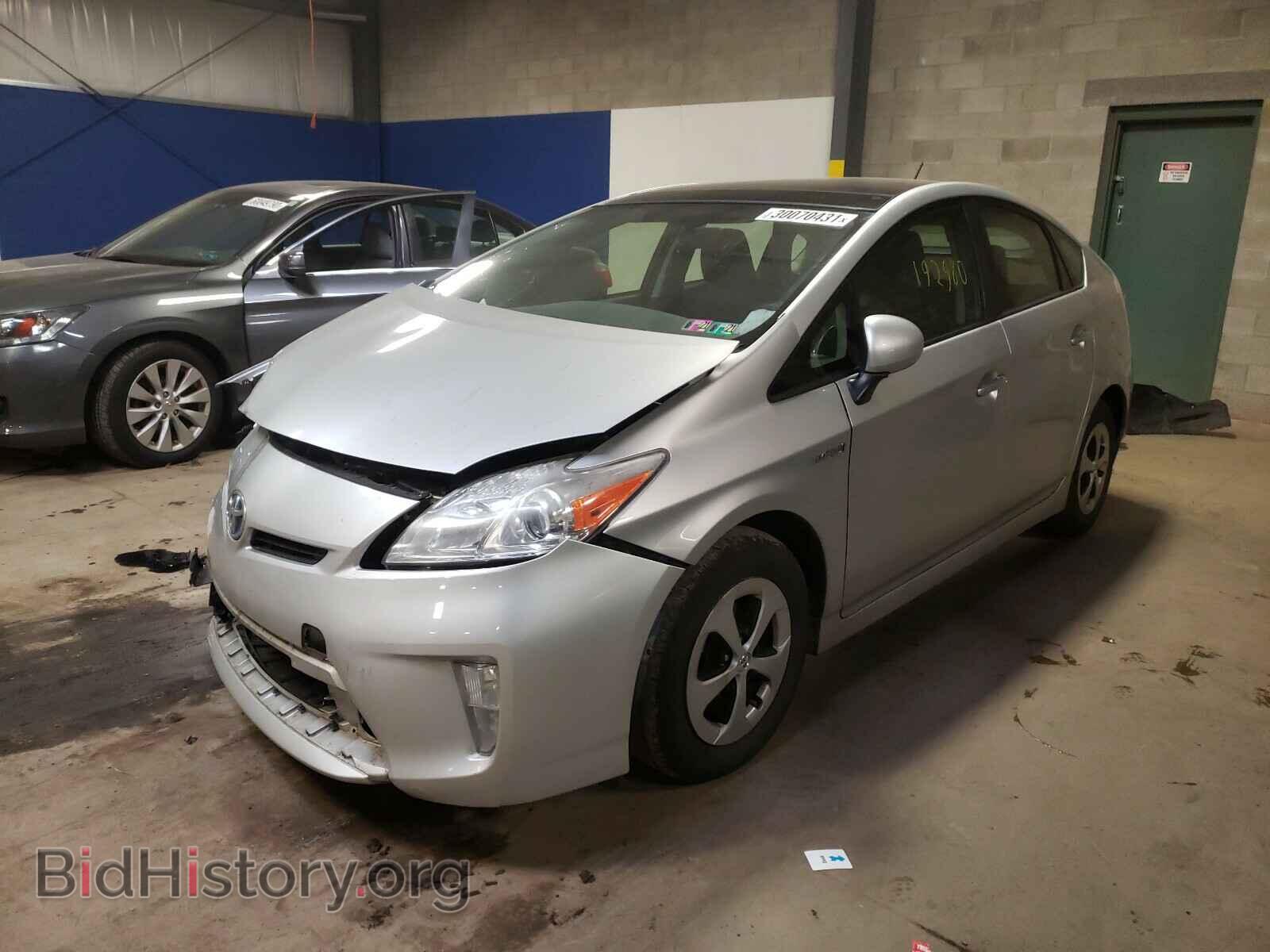 2012 TOYOTA PRIUS - VIN: JTDKN3DU7C5453449 - Фото 2