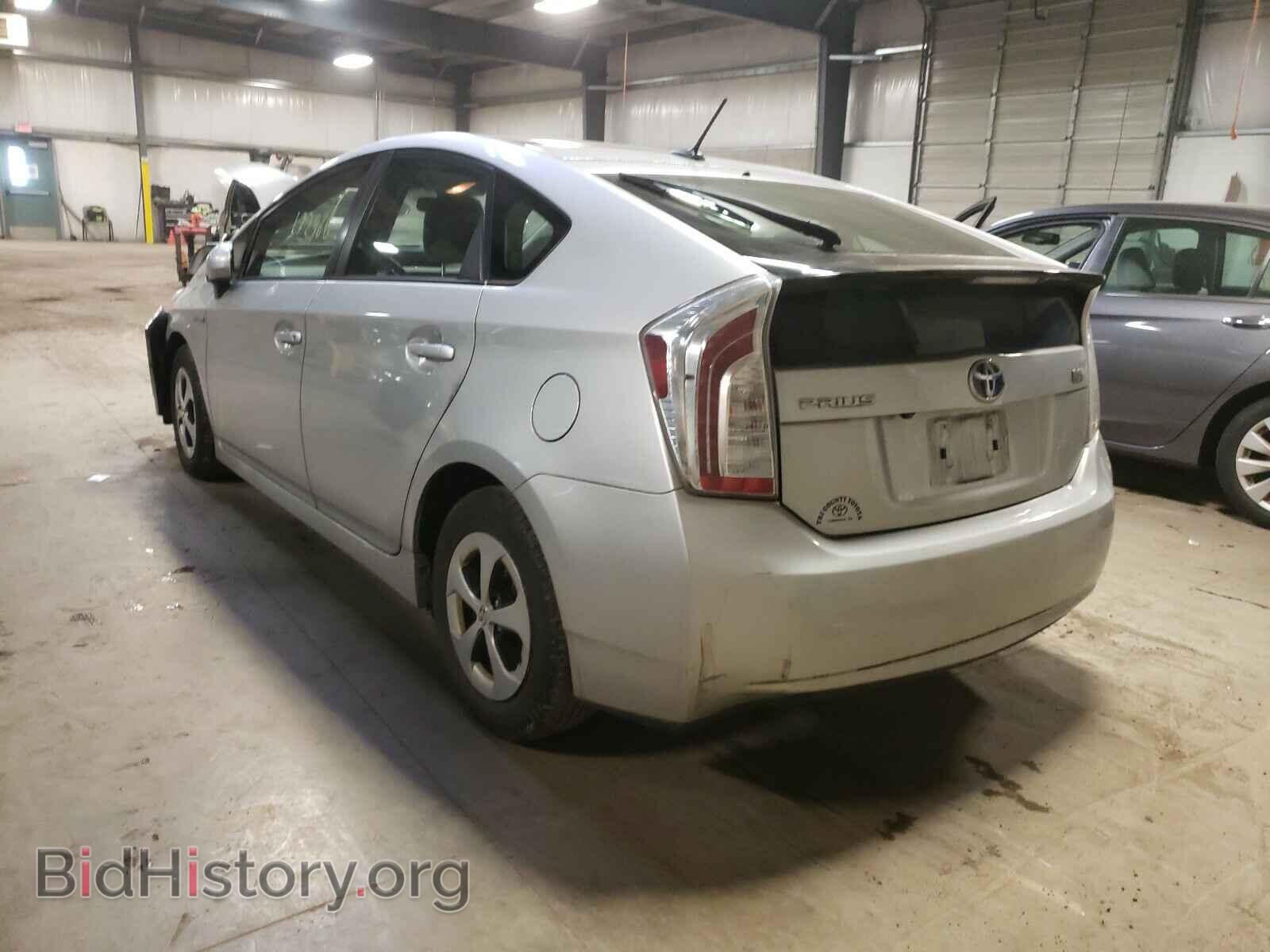 2012 TOYOTA PRIUS - VIN: JTDKN3DU7C5453449 - Фото 3