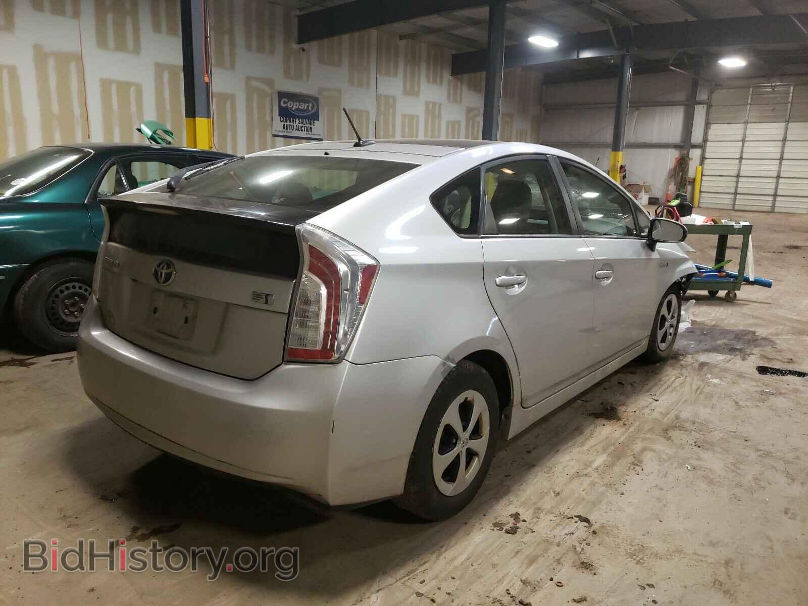 2012 TOYOTA PRIUS - VIN: JTDKN3DU7C5453449 - Фото 4
