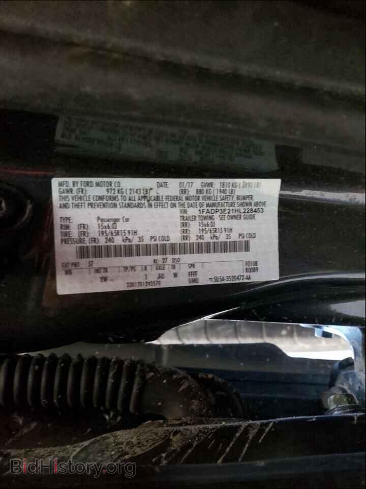 2017 FORD FOCUS - VIN: 1FADP3E21HL228453 - Photo 10