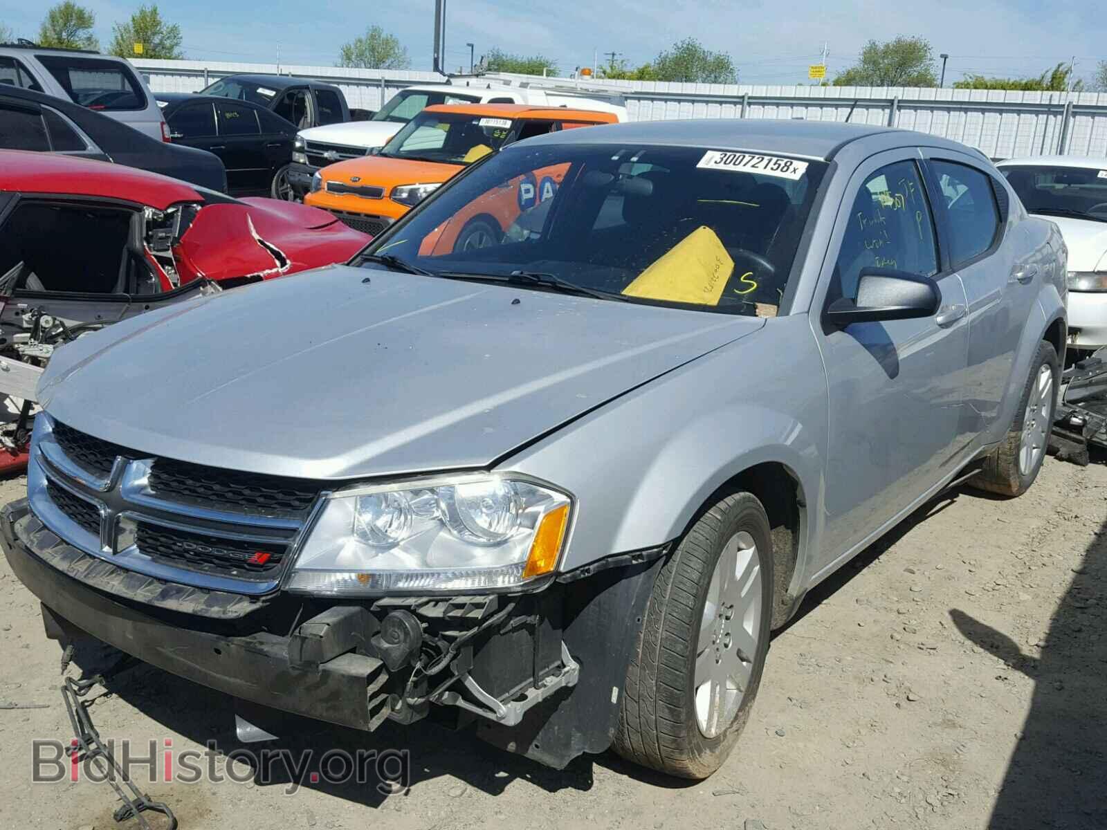2012 DODGE AVENGER - VIN: 1C3CDZAB1CN330411 - Фото 2