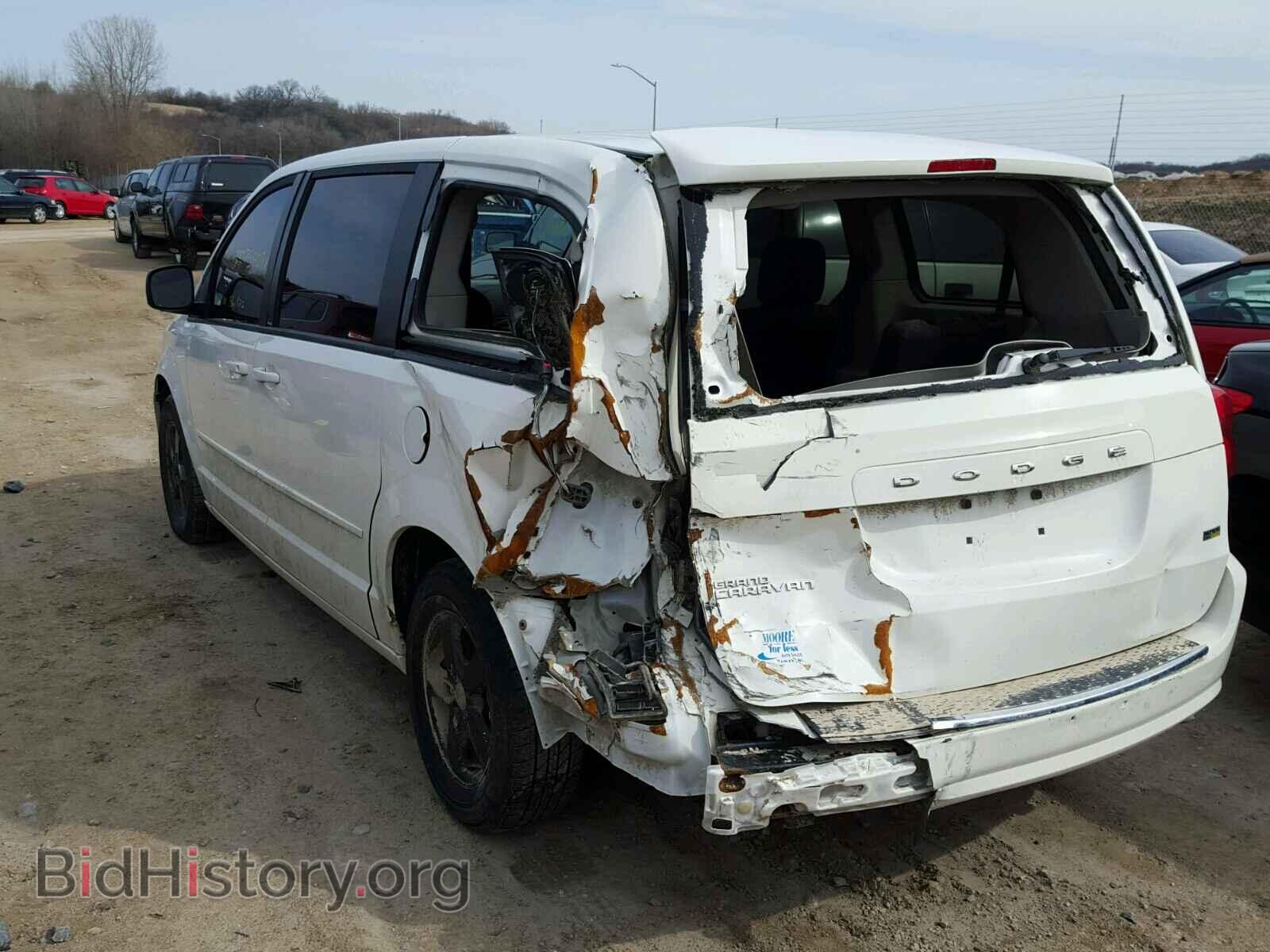 2013 DODGE CARAVAN - VIN: 2C4RDGCG9DR573813 - Фото 3