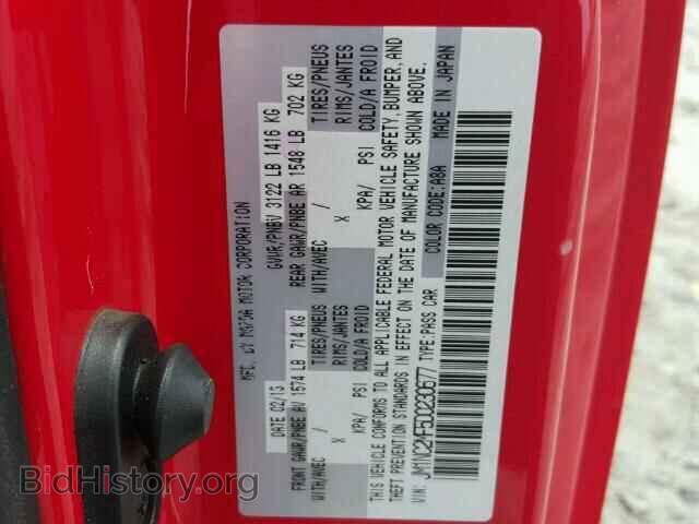2013 MAZDA MIATA - VIN: JM1NC2MF5D0230677 - Фото 10