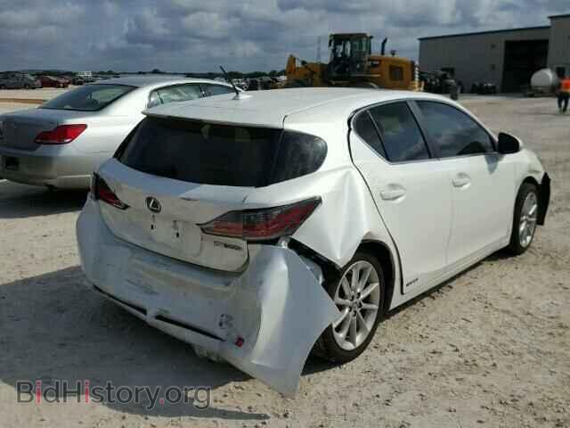 2012 LEXUS CT 200 - VIN: JTHKD5BH3C2073934 - Фото 4