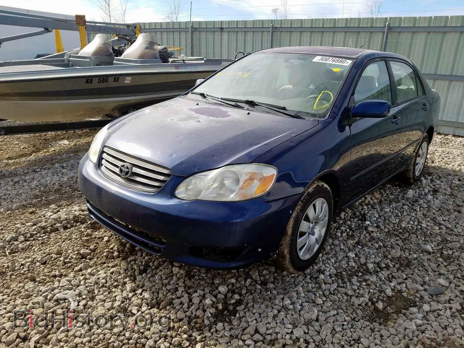 2003 TOYOTA COROLLA - VIN: 1NXBR32E93Z167328 - Фото 2