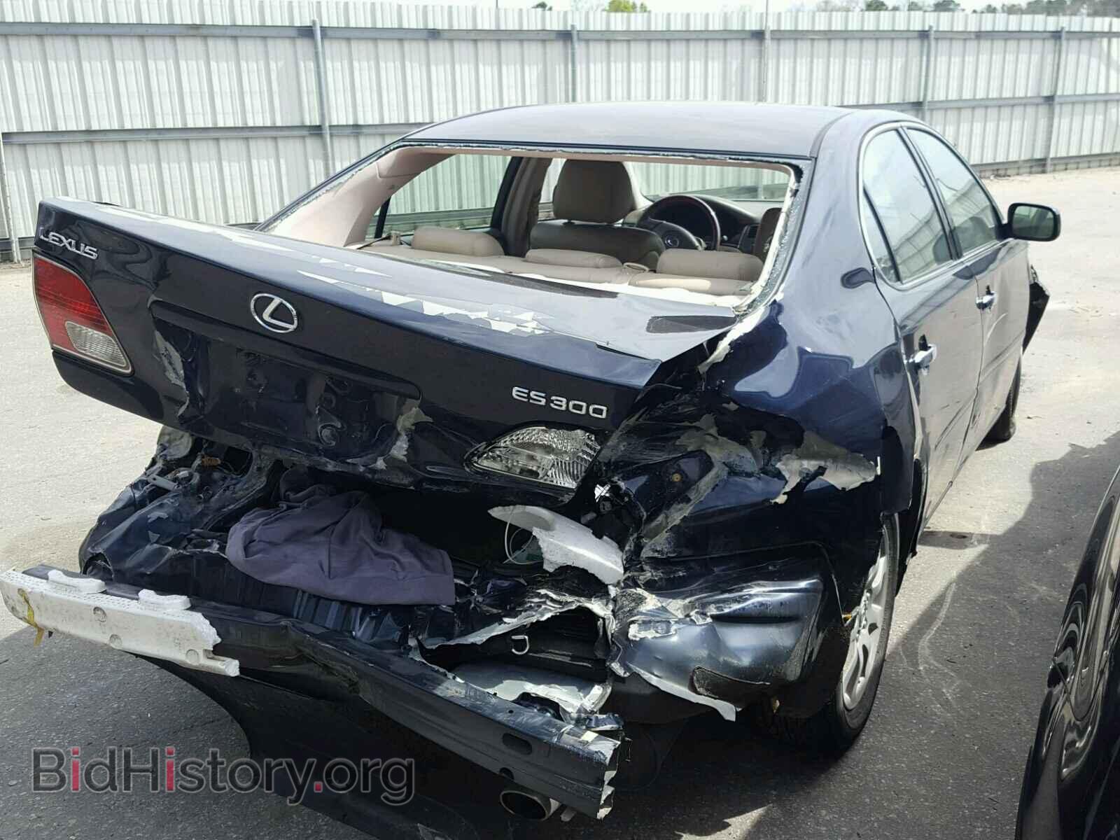 2003 LEXUS ES300 - VIN: JTHBF30G736006562 - Фото 4