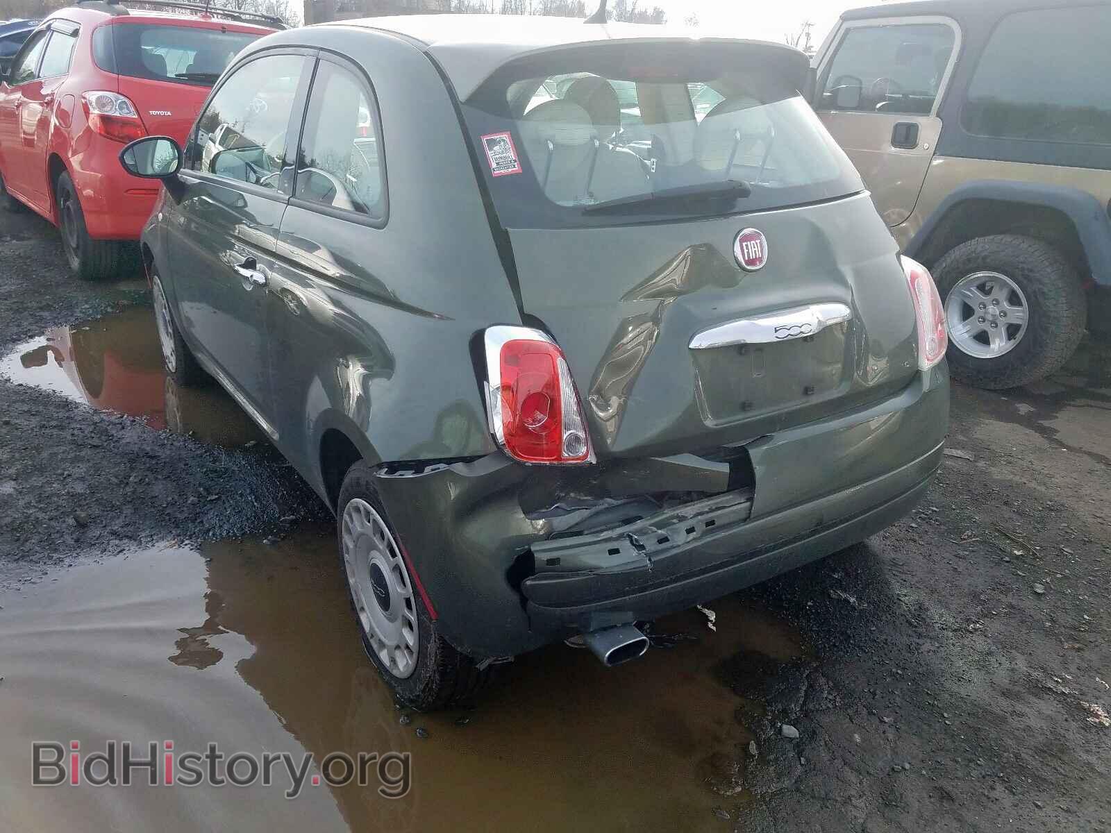 2013 FIAT 500 - VIN: 3C3CFFAR2DT747950 - Фото 3